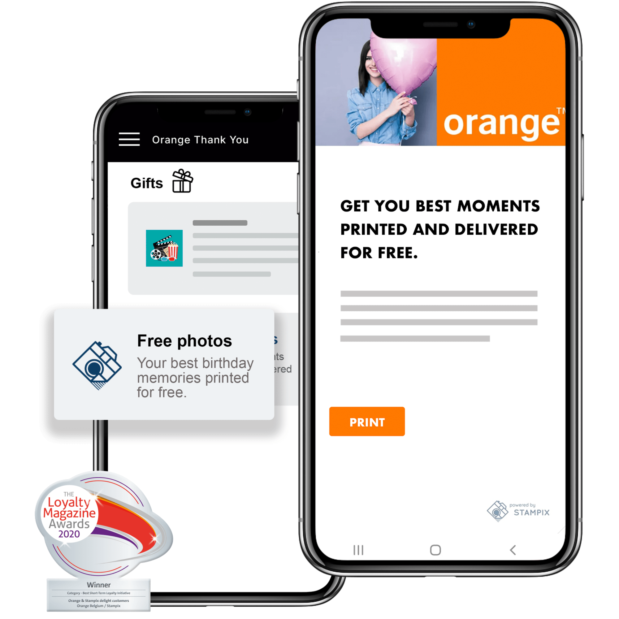 Orange Customer Program Photo Rewards for Telecom Loyalty